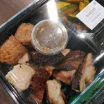 Roasted Chicken with Prawns Crackers