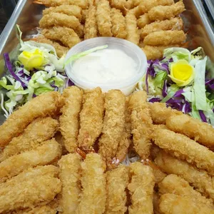 Breaded Prawns w/ Salad Dips 面包啐炸虾配沙律酱