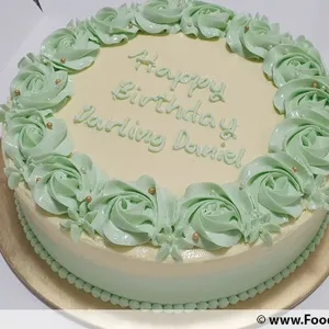 Sugee Cake (Iced) (Frosting: Vanilla Buttercream) (Weight: 2kg- 9")