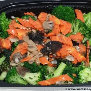 Broccoli with Fatt Choy Assorted Mixed Mushrooms - 锦上添花