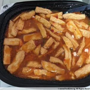 Egg Tofu with Chilli Crab Sauce – 福星高照