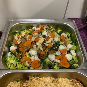 Scallop With Broccoli and “Fa Cai”