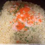 Golden Sand Shrimp Fried Rice with Roe