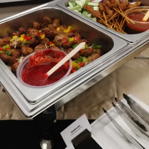Duck Confit Meatballs <i>with fresh cranberry compote</i>