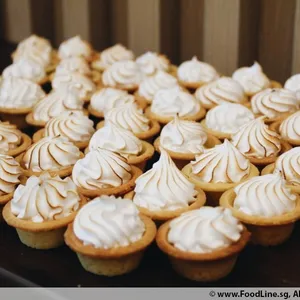 Mini Lemon Curd Tart (V) <i>with torched italian meringue</i>