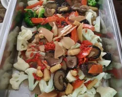 Oriental Green With Chinese Mushroom & Wolf Berries (V) | Customer Photo | Oh's Farm Catering