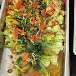 Garlic Xiao Bai Cai w. Enoki Mushroom 蒜茸金针菇小白菜