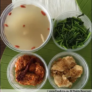 Tingkat - 3 Dishes + 1 soup/ 4 Dishes  (20 days)