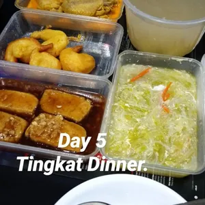 Jessie Catering Tingkat Meal - 4 dishes + 1 soup (10 days)