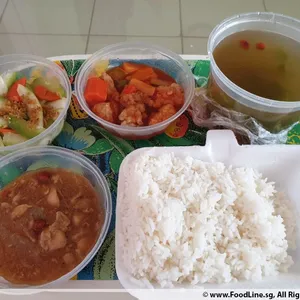 Tingkat - 3 Dishes + 1 soup/ 4 Dishes  (20 days)