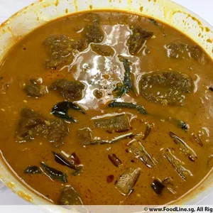 Curry Fish (Fish cook w Curry Powder, Lady Finger & Curry Leave)