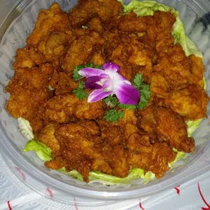 Indonesian Crispy Chicken in Thick Spice Gravy - 招牌特酱印尼香脆鸡