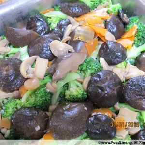 Broccoli w/ Mushroom • 双菇兰花(Chef's Recommended)