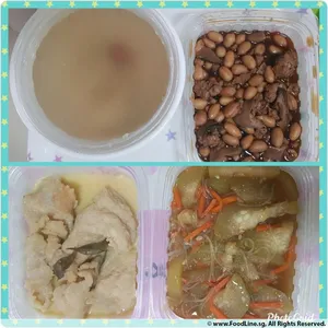 Lunch/Dinner Tingkat (5 Days, 3 Dishes + Soup OR 4 Dishes)