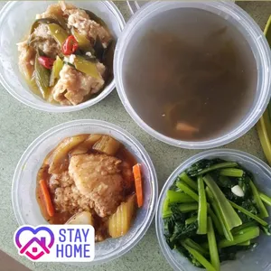 Trial Tingkat - 3 Dishes + 1 soup/ 4 Dishes (5 days)