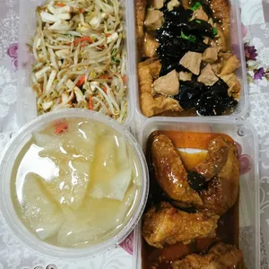 Tingkat - 3 Dishes + 1 soup/ 4 Dishes  (20 days)