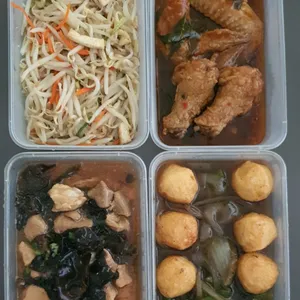 Tingkat - 3 Dishes + 1 soup/ 4 Dishes  (20 days)