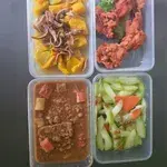 Tingkat - 3 Dishes + 1 soup/ 4 Dishes  (20 days)