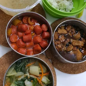 Dinner Tingkat (20 Days, 3 Dishes + Soup OR 4 Dishes)