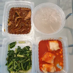 Lunch/Dinner Tingkat (5 Days, 3 Dishes + Soup OR 4 Dishes)