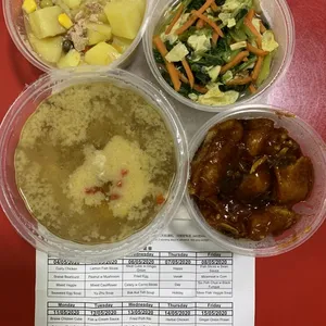 Dinner Tingkat (20 Days, 3 Dishes + Soup OR 4 Dishes)