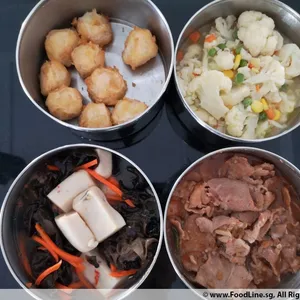 Dinner Tingkat (20 Days, 3 Dishes + Soup OR 4 Dishes)