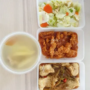 Trial Tingkat - 3 Dishes + 1 soup/ 4 Dishes (5 days)