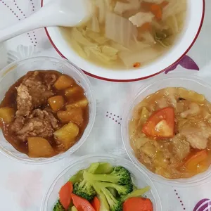 Trial Tingkat - 3 Dishes + 1 soup/ 4 Dishes (5 days)