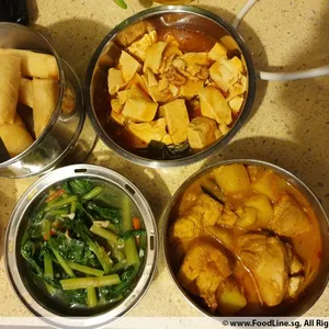 Dinner Tingkat (20 Days, 3 Dishes + Soup OR 4 Dishes)