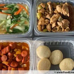 Lunch/Dinner Tingkat (10 Days, 3 Dishes + Soup OR 4 Dishes)