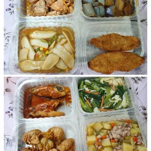Lunch/Dinner Tingkat (10 Days, 3 Dishes + Soup OR 4 Dishes)