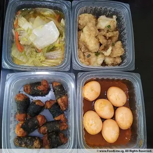 Lunch Tingkat (20 Days, 3 Dishes + Soup OR 4 Dishes)