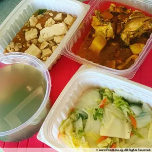 Lunch/Dinner Tingkat (5 Days, 3 Dishes + Soup OR 4 Dishes)