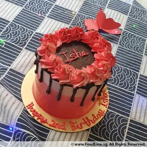 Red Velvet Cake (Size: 6" - Approx. 6-8 pax (1kg))