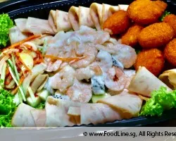 SEH Special Cold Platter Combo (Salad Prawns, Golden Breaded Scallop Thai style Gui Fei Abalone Sliced, Honey Chicken Ham) | Customer Photo | Sembawang Eating House Seafood Restaurant