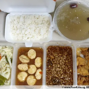 Jessie Catering Tingkat Meal - 4 dishes + 1 soup (5 days)
