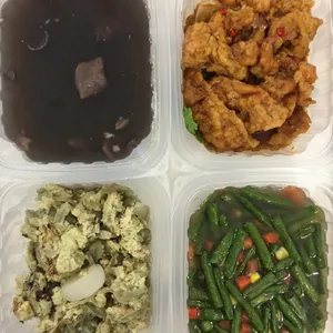 Lunch Tingkat Package (20 Days, 3 Dishes + Soup OR 4 Dishes)