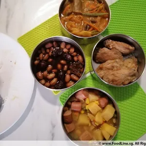 Dinner Tingkat (20 Days, 3 Dishes + Soup OR 4 Dishes)