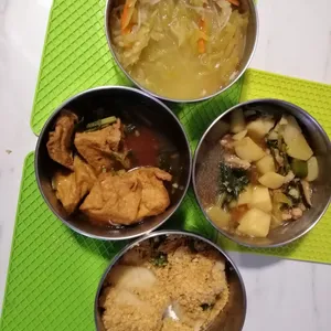 Dinner Tingkat (20 Days, 3 Dishes + Soup OR 4 Dishes)