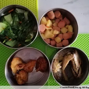 Dinner Tingkat (20 Days, 3 Dishes + Soup OR 4 Dishes)