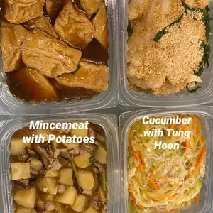 Lunch/Dinner Tingkat (5 Days, 3 Dishes + Soup OR 4 Dishes)