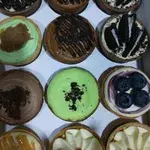 Cheesecake Tarts (Box of 4) (Flavour 1: Double Chocolate) (Fllavour 2: Double Chocolate) (Flavour 3: Double Chocolate) (Flavour 4: Double Chocolate)