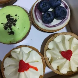 Cheesecake Tarts (Box of 4) (Flavour 1: Longan) (Fllavour 2: Longan) (Flavour 3: Longan) (Flavour 4: Longan)