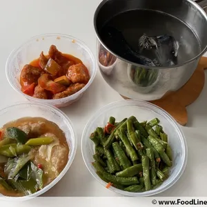 Tingkat - 3 Dishes + 1 soup/ 4 Dishes  (20 days)