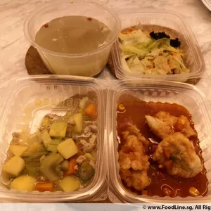 Lunch/Dinner Tingkat (5 Days, 3 Dishes + Soup OR 4 Dishes)
