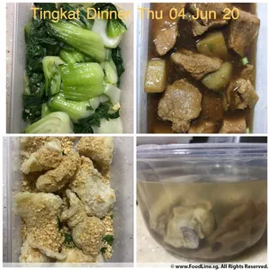 Trial Tingkat - 3 Dishes + 1 soup/ 4 Dishes (5 days)