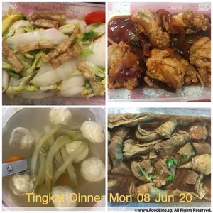 Trial Tingkat - 3 Dishes + 1 soup/ 4 Dishes (5 days)