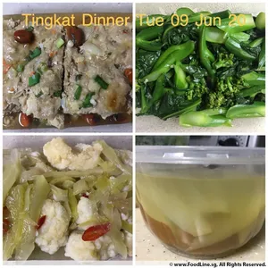 Trial Tingkat - 3 Dishes + 1 soup/ 4 Dishes (5 days)