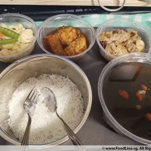 Trial Tingkat - 3 Dishes + 1 soup/ 4 Dishes (5 days)