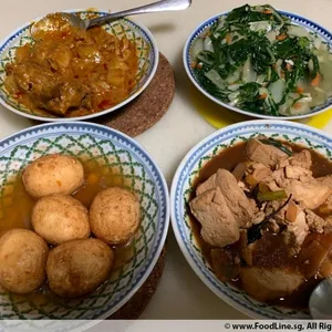 Dinner Tingkat (20 Days, 3 Dishes + Soup OR 4 Dishes)